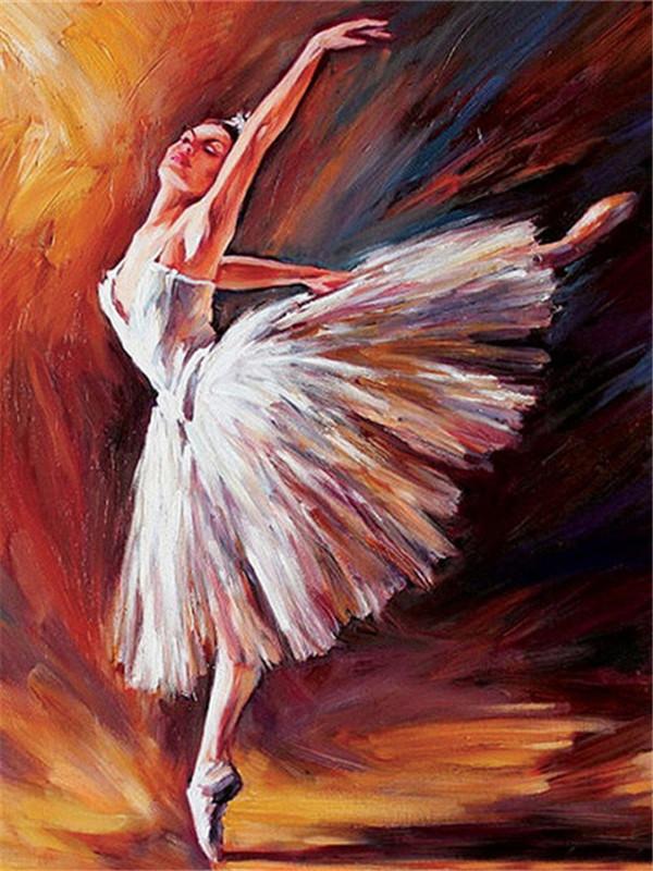 40x50cm Ballet 5D Diamond Painting Round drill NO FRAME