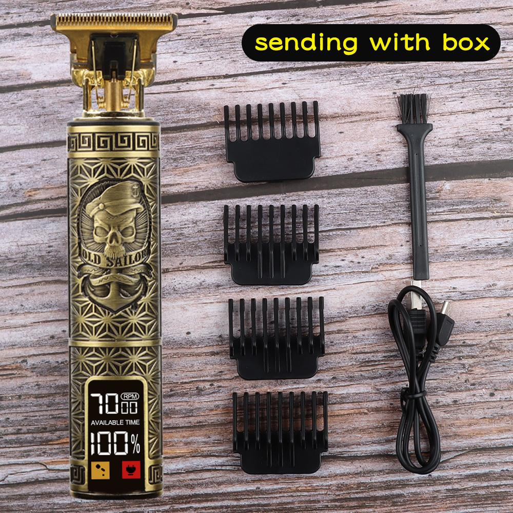Electric Hair Clipper Trimmer For Men Rechargeable Electric Shaver Beard Barber